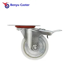 50mm Wheel Width Trolley Wheel Castor with Brake